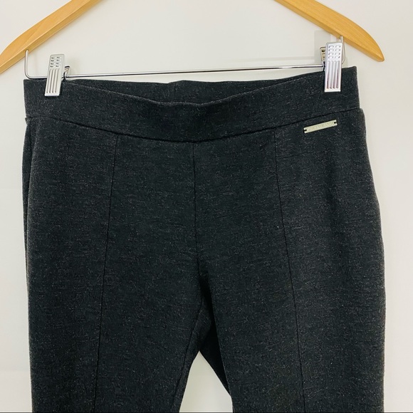 MICHAEL Michael Kors gray Piped Seams Signature Plate Pant Leggings - Picture 2 of 5